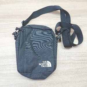 ◇ THE NORTH FACE ブランドロゴ刺? スポーティ ショルダーバッグ ブラック ホワイト メンズ E 1405140009705