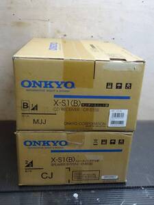 （Nz113704）ONKYO/オンキョー CD/チューナーアンプシステム X-S1(B) 未使用品！