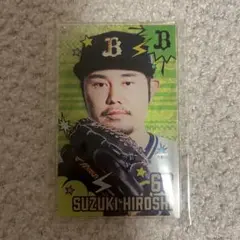 オリックスバファローズ　鈴木博志選手　アクリルカード　コロチャレ