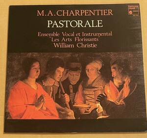 LP WILLIAM CHRISTIE CHARPENTIER PASTORALE HARMONIA MUNDI シャルパンティエ　ウィリアム・クリスティ