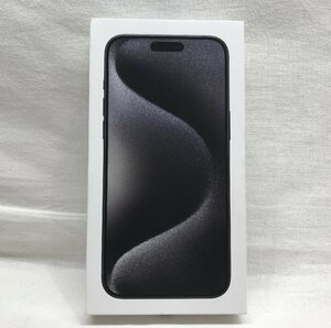 【未開封】iPhone15 ProMax アイフォン 512GB MU6U3J/A Black Titanium モデル A3105 ブラック IMEI:359779340977095