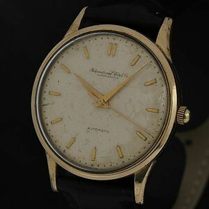 1円 IWC AT アイボリー文字盤 ラウンド アンティーク メンズ腕時計 TCY0047300 5BJT