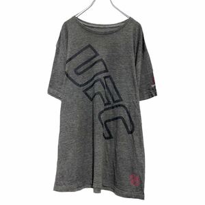 Reebok 半袖 プリントTシャツ XL～グレー リーボック ビッグプリント 古着卸 アメリカ仕入 a508-5280