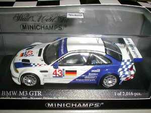 PMA 1/43 BMW M3 GTR NO43 ELMS Jarama 2001 Winners