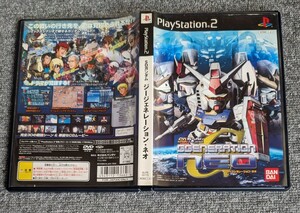 2907【起動確認済み】SDガンダム　Gジェネレーション・ネオ　PS2　簡易清掃済み