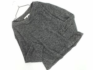 UNTITLED アンタイトル パイル カットソー size4/紺 ■◇ ☆ eda4 レディース