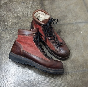 TK ダナー Danner エクスプローラー 赤×茶 USA製 白タグ ブーツ