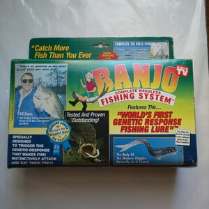 vintage BANJO complete weedless fishing system USA バス バンジョーミノー フロッグ テレビショッピング 