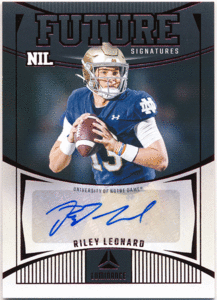 Riley Leonard NFL 2024 Panini Luminance Future Signature Auto 直筆サイン オート ライリー・レナード