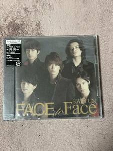 KAT-TUN FACE to Face 通常盤　初回プレス仕様(CD＋DVD)新品未開封　亀梨和也 赤西仁 田口淳之介 田中聖 上田竜也 中丸雄一