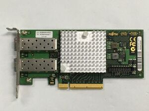 【即納/送料無料】 FUJITSU D2755-A11 GS 3 2ポート 10Gb イーサネットコントローラー ロープロファイル 【中古パーツ/現状品】 (SV-F-340)