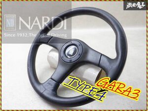 NARDI ナルディ GARA3 TYPE4 ステアリング ハンドル ステアリングホイール レザー ガラ3 タイプ4 JZX100 JZA80 AE86 TOYOTA 棚2N25