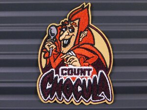 ◆送料\110◆【COUNT CHOCULA・カウントチョラキュラ】※《アイロン刺繍ワッペン》　モンスターシリアル　アメリカン雑貨　アイロンワッペ