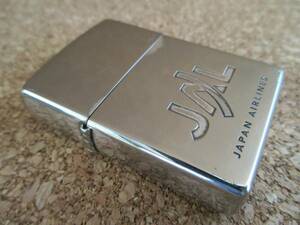 ZIPPO 『JAPAN AIRLINES 日本航空 JAL』2002年11月製造 オイルライター ジッポ 廃版激レア