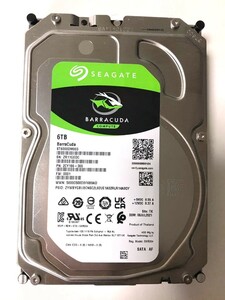 Seagate 6TB [BarraCuda 6TB］ST6000DM003 内蔵型 HDD 中古品