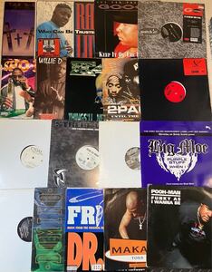 G-RAP 12inch 80枚セット / West & South Gangsta Rap / HipHop ギャングスタラップ / Mr.X, Cydal Gooch, Dj Screw, 2Pac, Ray Luv etc..