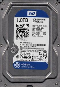 WesternDigital WD10EZEX-21M2NA0 1.0TB SATA 7200rpm 2060-771829-004 PEV A