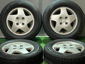 【車検等に!!】スズキ ワゴンR 純正 13in 4.00B +45 PCD100 ダンロップ DSX-2 145/80R13 MC21 アルト スペーシア MRワゴン スタッドレス 