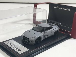 ignition model イグニッションモデル 1/64 PANDEM パンデム 日産 GT-R R35 マットグレー ユーズド