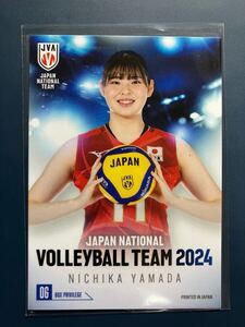 山田二千華/オクム大庭冬美ハウィ　バレーボール女子日本代表2024トレーディングカード BOX特典カード