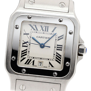 カルティエ CARTIER W20060D6 サントスガルベLM デイト クォーツ メンズ _845239