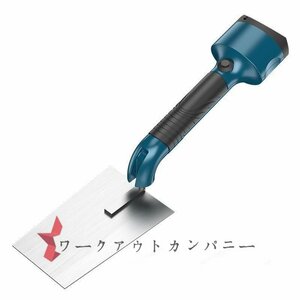 限定販売！電気ヘビーデューティーこてタイル振動機-充電式コンクリート仕上げこて-湾曲したプラスターこて-フラットこて電池4セット