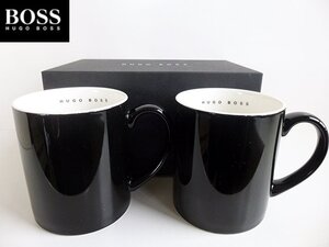 ■HUGO BOSS（ヒューゴボス）マグカップ（２個ペア）【未使用品】