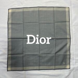 Christian Dior ディオール ハンカチ グレー 灰色