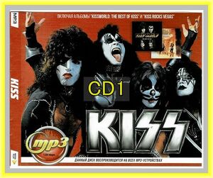 KISS 【KISSWORLD THE BEST OF KISS & KISS ROCKS VEGAS】 全集 MP3CD 1P仝