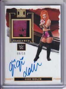 2023 WWE Panini Impeccable ☆Gigi Dolin/プリシラ・ケリー☆ 10枚限定 Elegance Jersey Autographs サインカード