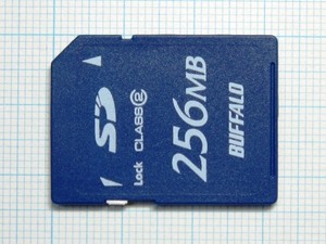 ★BUFFALO ＳＤメモリーカード 256MB 中古★送料６３円～