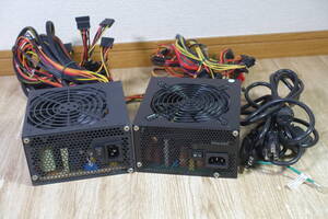 【2台セット】パソコン用電源ユニット 750W FSP RAIDER RA750 / 700W AcBel i Power85 PCA015 動作良品 管理番号8550