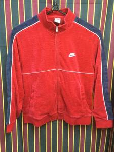 Supreme × NIKE 21SS VELOUR TRACK JACKET RED L DB0496-687 シュプリーム ナイキ ベロアトラックジャケット 未使用