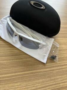 【中古美品】OAKLEY オークリー サングラス 009271-1661 ホワイト フラック2.0 アジアンフィット