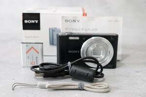 【美品】 ソニー SONY Cyber-Shot W810 ブラック｜コンパクトデジタルカメラ 元箱付き