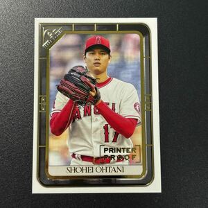 大谷翔平 2021 Topps Gallery PRINTER PROOF Shohei Ohtani MLBカード