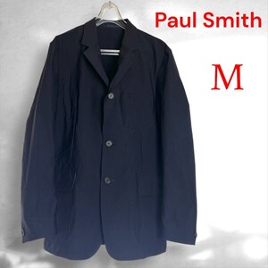 [結衣]165-24K001☆美品☆Paul Smith ポールスミス 6万円 メンズジャケット M 紺 日本製