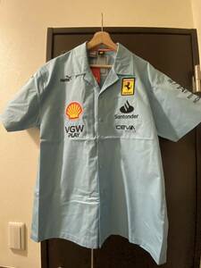 SHIRT CAMICIA MEN MIAMI GP F1 SCUDERIA FERRARI TEAM PUMA M LIMITED EDITION フェラーリ マイアミ 限定 シャツ ハミルトン 鈴鹿