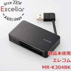 [bn:13] ELECOM　カードリーダー　MR-K304BK　USB 42in1 ブラック