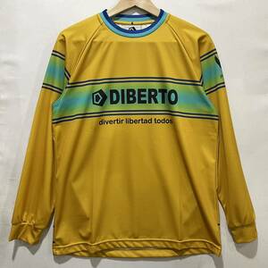 SALE! DIBERTO (ディベルト) 長袖 プラクティス シャツ (S) MUSTARD | futsal soccer フットサル サッカー マスタード プラシャツ