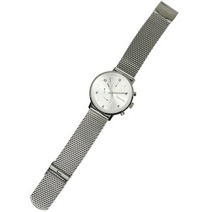 カルバンクライン 腕時計 メンズ CALVIN KLEIN シルバー文字盤 シルバー メッシュベルト ステンレススチール クォーツ 25200107