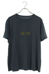 メゾンマルジェラ Tシャツ 21SS S50GC0647 サイズ:50 MMロゴ刺繍Tシャツ 中古 BS55