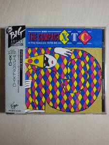 税表記無し帯 『XTC/The Compact XTC～The Singles 1978-85(1985)』(1989年発売,VJD-28114,廃盤,国内盤帯付,歌詞対訳付,Sgt. Rock)