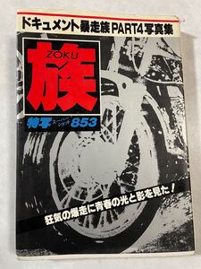 ドキュメント暴走族PART4写真集　特写スーパーショット853 狂気の爆走に青春の光と影を見た！全300ページ！