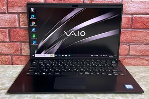 1円～ ●SONY VAIO Pro PK / Core i7 8565U (1.80GHz) / メモリ 16GB / SSD 128GB / 14型 4K (3840×2160) / Windows10 Pro 64bit