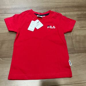 新品未使用　フィラ FILA Tシャツ 半袖 110 赤 ナイキ　アディダス プーマ ロゴ ノースフェイス ポロ