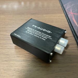 FX-AUDIO- FX-05J(ジャンク品) DAC 光デジタル変換 付属品、外箱あり