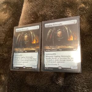 人気★ MTG 嘲笑する走り棘 DSC 英語版フルアート2枚 セット