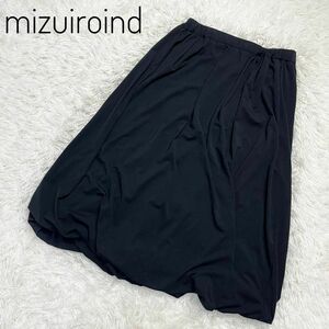 mizuiroind　ミズイロインド　バルーンスカート　黒 Free