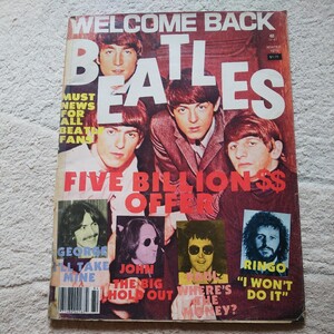 WELCOME BACK BEATLES ビートルズ